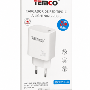 Cargador completo T-C a Lightning